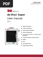 Da Vinci SUPER User Manual - EN