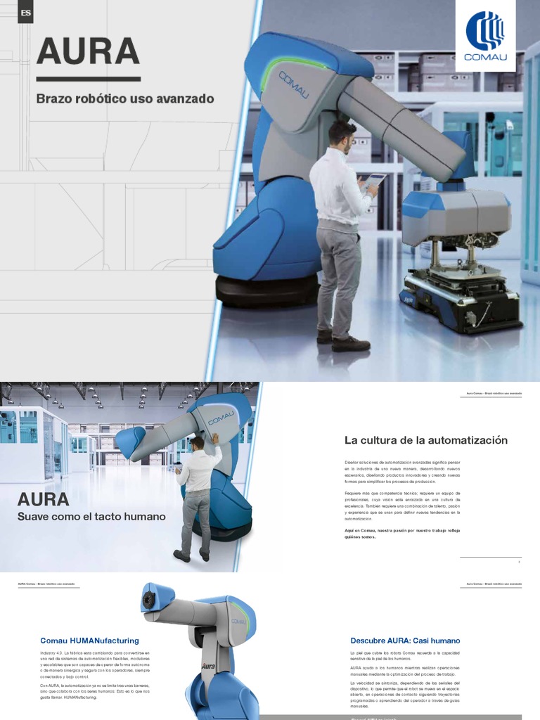 COMAU - BOOKLET INTRA Baja Res | PDF | Robot | Robótica