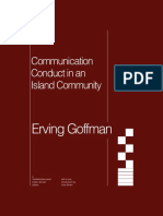 Goffman 1953 Communication Conduct