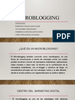 Microblogging Diapositivas