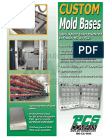 Pre-Pocketed Mold Bases Product Specifications