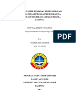 ANALISIS POSTUR KERJA DAN RESIKO MSDs PADA PEKERJA PENJAHIT DI KOTA BANDUNG