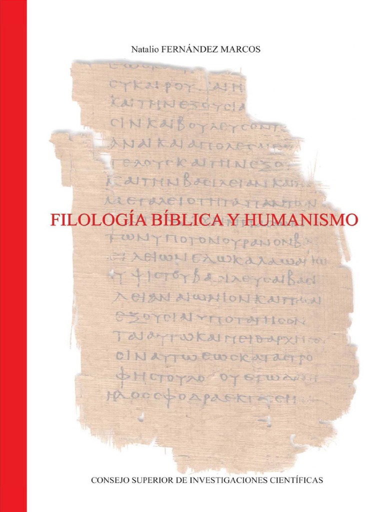 Filología Bíblica y Humanismo (Lectura) . | PDF | Biblia | Textos ...