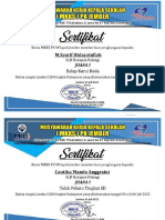 Sertifikat Lomba - SLB HARAPAN PELANGI - 2022 Fix