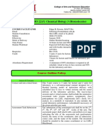 BIOCHEMISTRY - Week 1