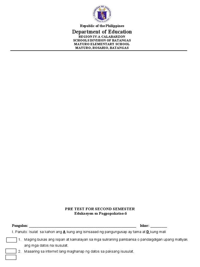 Esp 6 | PDF