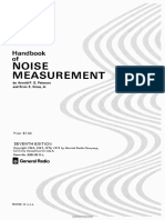 General Radio Handbook of Noise Measurement 1974 7th