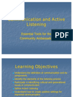 Communication and Active Listening Com