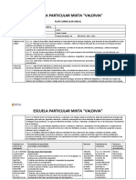 Planificación anual de Lengua y Literatura en quinto grado