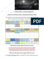 Class Schedule Autumn2011