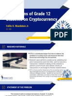 Grade 12 Students' Views on Cryptocurrency