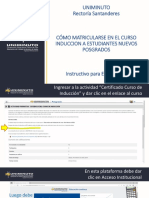 Curso Induccion Estudiantes Nuevos Posgrado