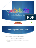 Desempenho muscular: força, potência e resistência