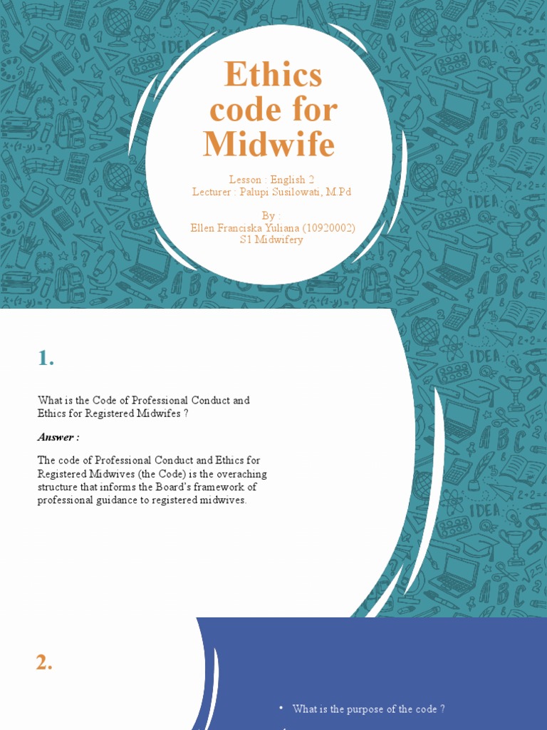 Midwifery Ethics and Conduct Guide | PDF | Midwife | Health Care