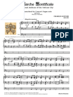 Gounod Charles Marche Pontificale Marche Romaine Transcribed for Concert Organ Solo 13695