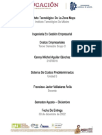 Análisis de Variación Estándar en Materia Prima y Mano de Obra