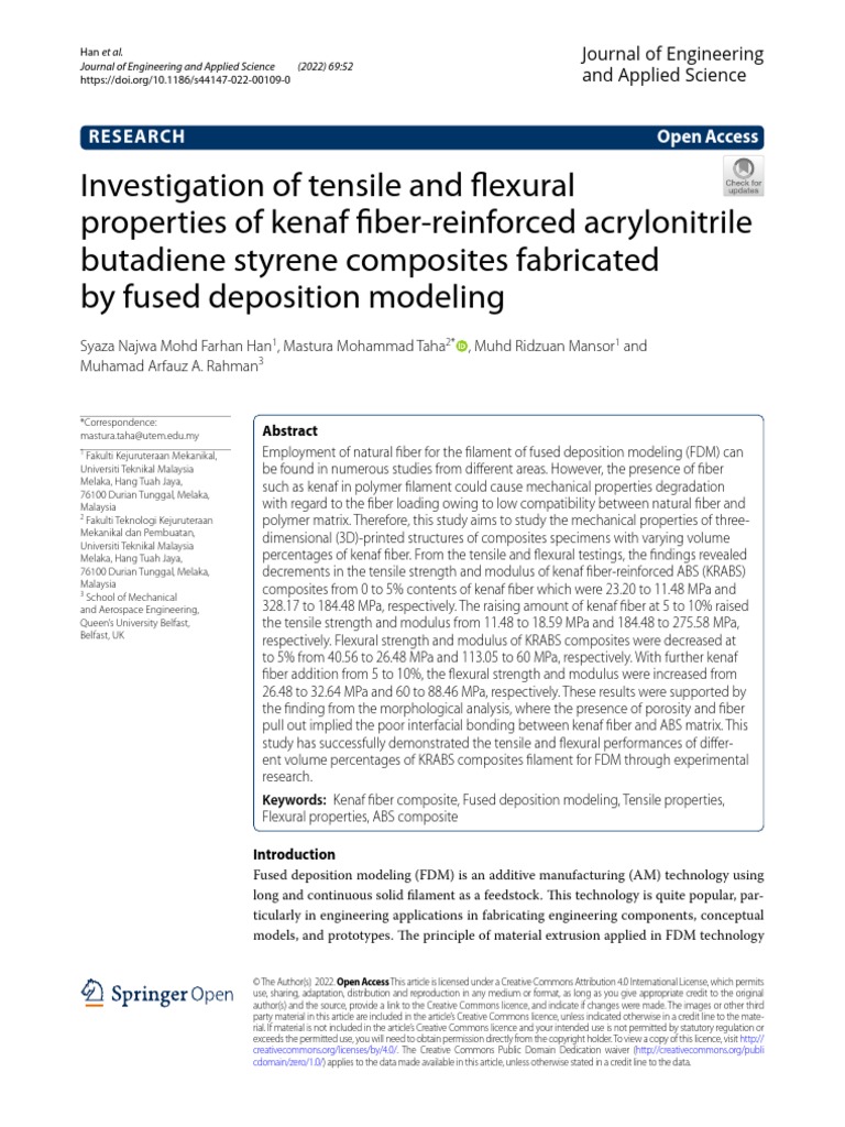 Investigation of Tensile and Flexural Properties o | PDF | Composite ...