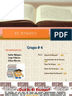 Diapositivas El Ensayo Grupo 4