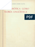 La Semiotica Como Teoria Linguistica 0