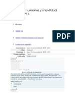 Derechos Humanos y Movilidad Humana P16 Evaluacion