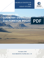 Mongolia Country Overview and Foreign Policy