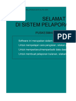 Selamat Datang Di Sistem Pelaporan Data Rutin Ispa: Puskesmas