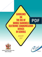 Mobile Handheld Electronic Devices Guidelines