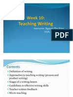 Teaching Writing