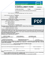 eBCS enrollment form for PPA MarQuez