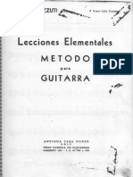 Carmelo Rizzuti - Mètodo Elemental para Guitarra