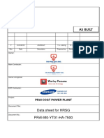 PRAI-M0-YT01-HA-7500 - As-Built - Data Sheet For HRSG