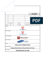 PRAI-M0-XW01-GA-7500 - As-Built - Design Data Sheet For General Service Pump