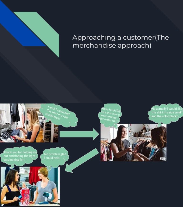 Approaching A Customer (The Merchandise Approach) PDF