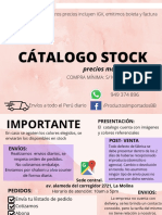 Catálogo Stock Niños