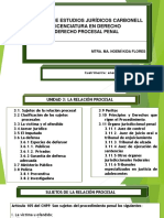 Derecho Procesal Penal: Sujetos de la Relación Procesal