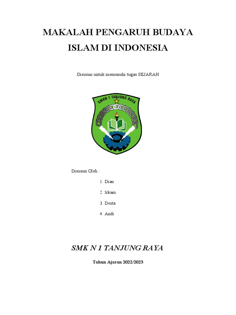 Pengaruh Budaya Islam di Indonesia | PDF | Karier & Perkembangan