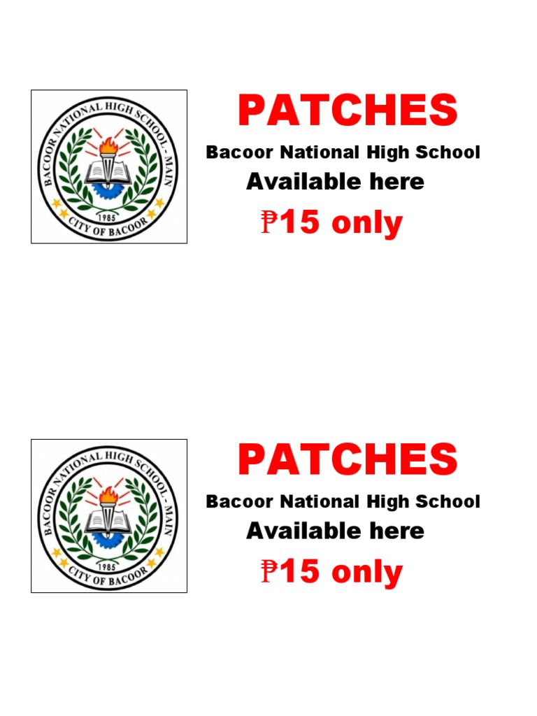 Patches | PDF