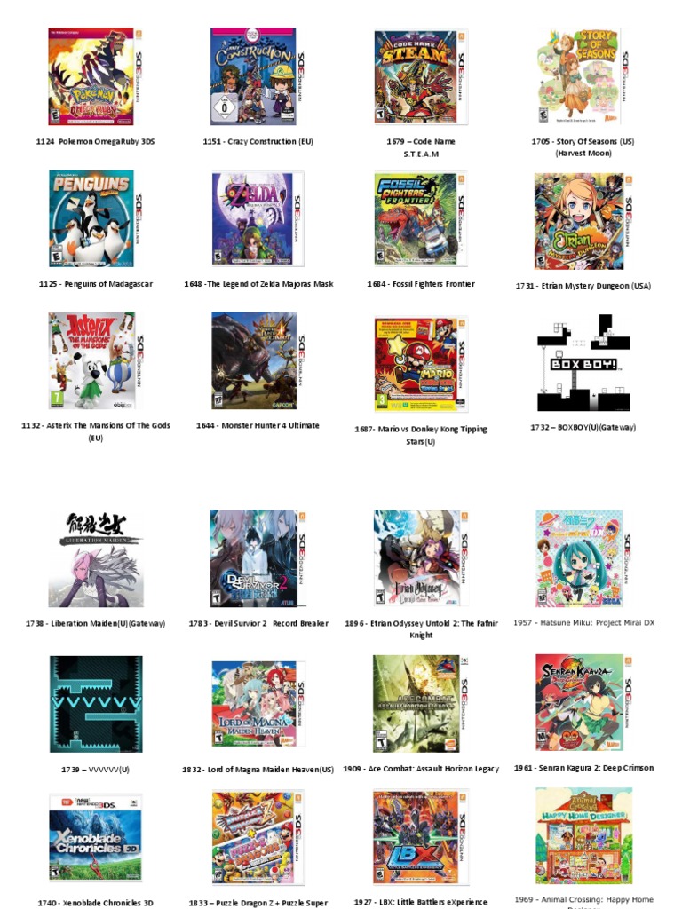Game3DS 260518 Compressed | PDF | Video Games