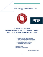 Econometrics Report