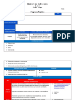 Plan Analitico - Primero