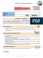 Semana 03 - Día 3 - Arte y Cultura - Evaluación Diagnóstica