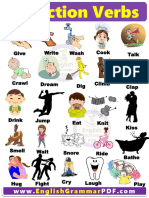 List of 50 Common Action Verbs With Pictures