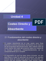 Costeo Directo y Absorbente