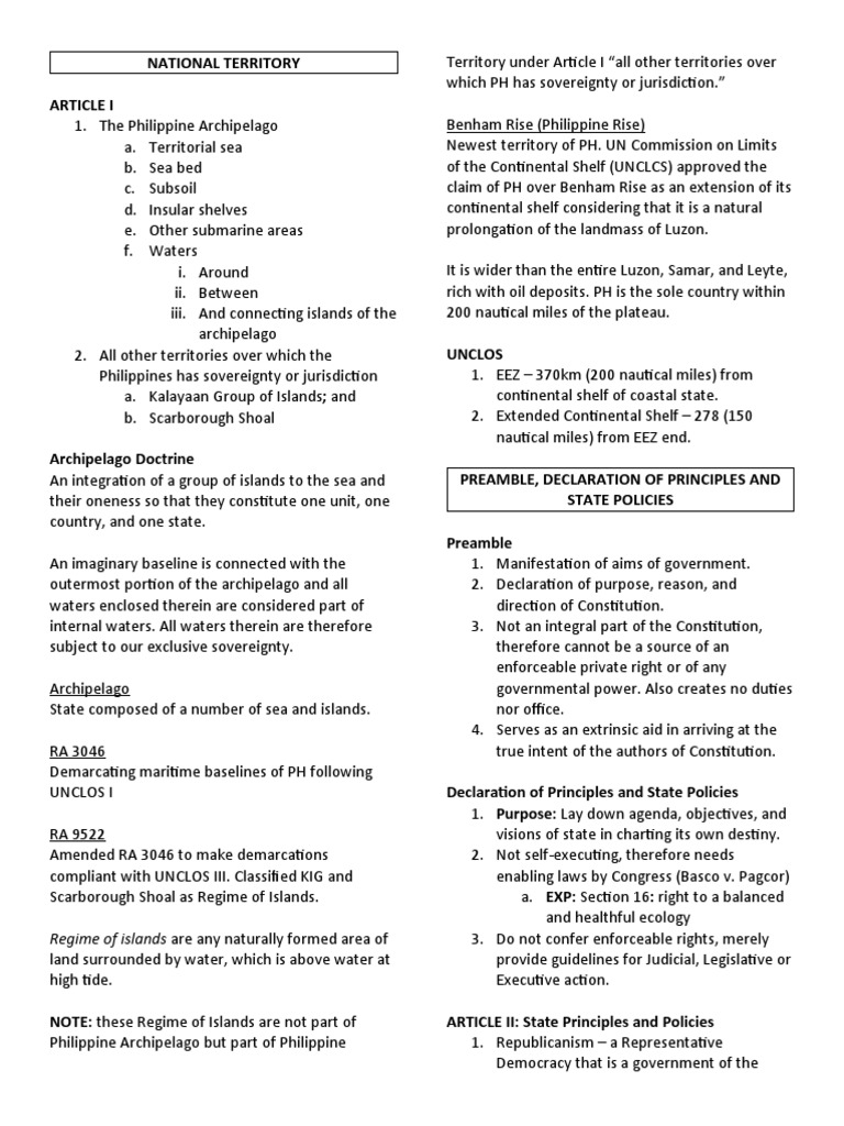 Constitutional Review Notes PDF United States Congress American