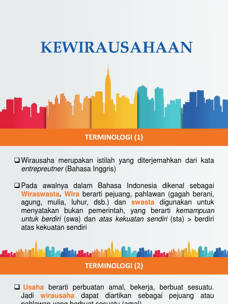 Konsep Kewirausahaan | PDF