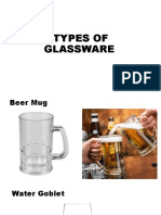 Types of Glassware