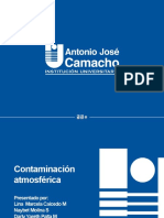 Presentación Contaminación Atmosferica Grupo Lina Marcela Caicedo Marín