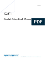 IO611 Simulink Driver Block Manual