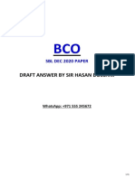 5 - BCO (Dec 2020) - Draft Answer by Sir Hasan Dossani (Full Drafting)