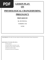 Lesson Plan On Physiological